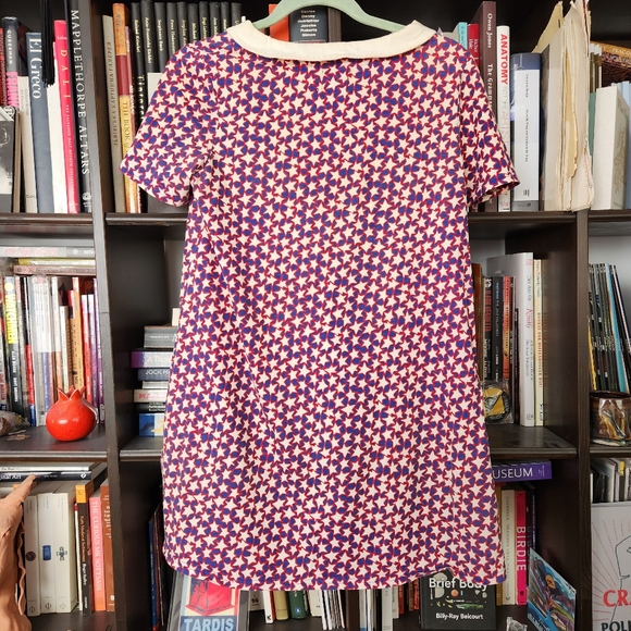 Zandra Rhodes People Tree Star Mini Dress size S UK 10 / US 4 - Picture 5 of 8